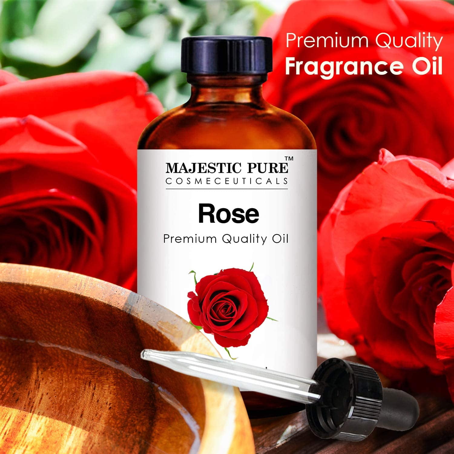 Majestic Pure Rose Oil, 1 oz 