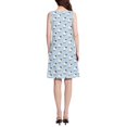 thumbnail image 3 of FORMRS Summer Dress for Women Loose U Neck Sleeveless Midi Beach Sundresses with Pockets, Blue Sheep Pattern, 3 of 8