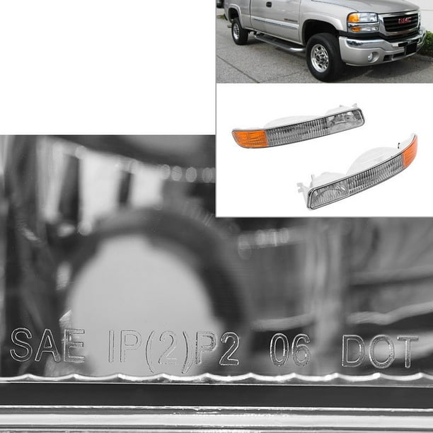 Front Bumper Light 99 06 Gmc Yukon Sierra Oe Style Replacement Corner Light Lamp Walmart Com Walmart Com