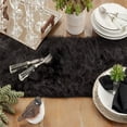 thumbnail image 4 of Fennco Styles Juneau Faux Fur Table Runner, 4 of 4