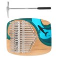thumbnail image 1 of Piano de pulgar para niños piano de pulgar Kalimba caoba de 17 teclas para regalo de música ANGGREK Otros, 1 of 8