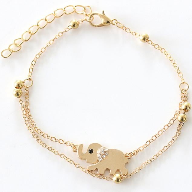 xiangDd New Summer Elephant Women Ankle Chain Anklet Bracelet Foot Sandal Barefoot Beach