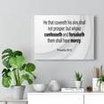 thumbnail image 5 of Scripture Walls Proverbs 28:13 Confesses and Renounce Bible Verse Canvas Christian Wall Art Ready to Hang Unframed, 5 of 7