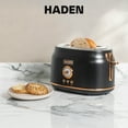 thumbnail image 6 of HADEN Dorset 2-Slice Wide Slot Stainless Steel Toaster, Black / Copper, 6 of 10