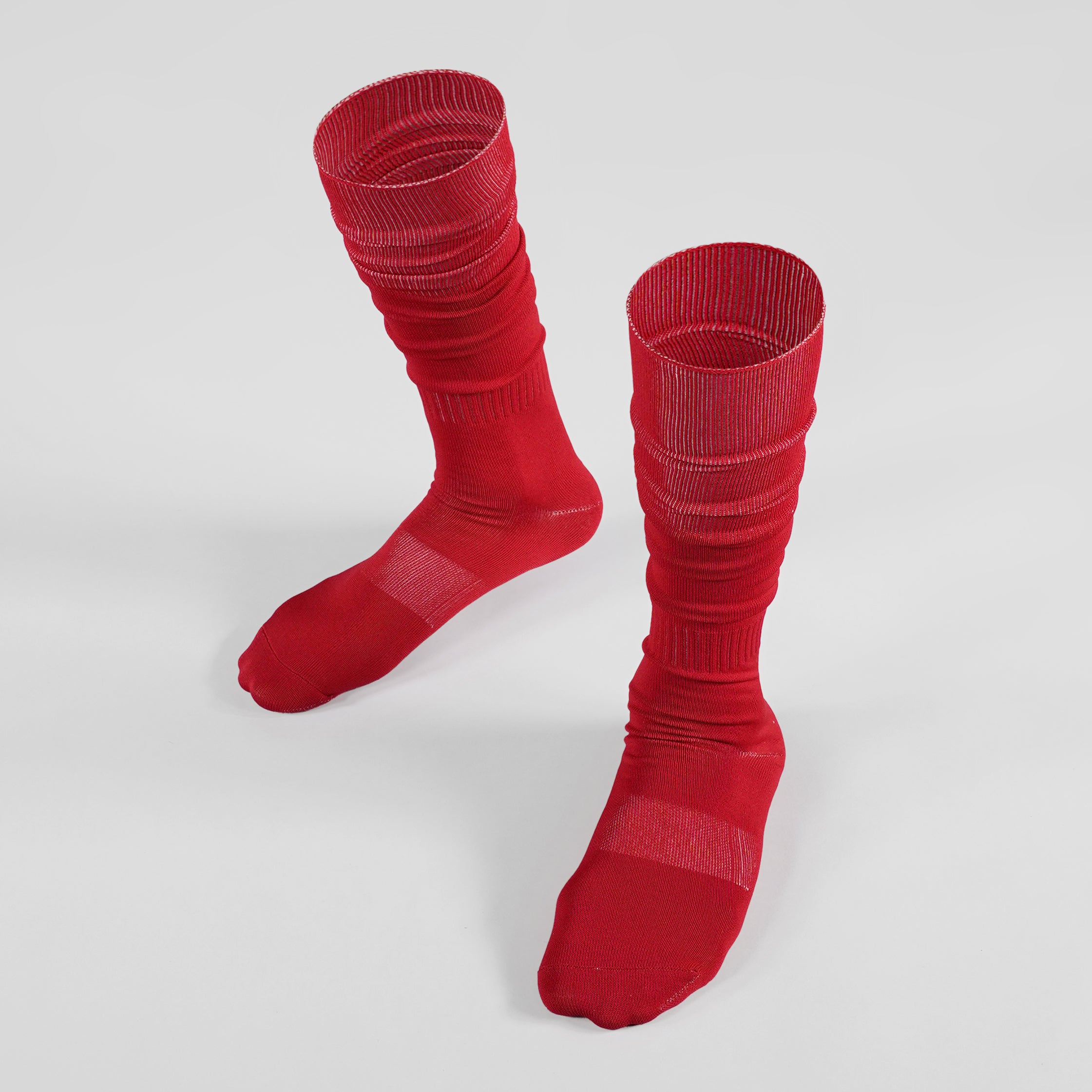 Cardinal Red Over The Knee Sport Socks
