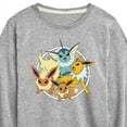 thumbnail image 3 of Pokémon - Eevee Group - Youth Long Sleeve Graphic T-Shirt, 3 of 5