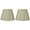 Beige - 2 Pack, variant on Royal Designs, Inc. Deep Empire Hardback Lamp Shade,HB-646-13AGL-2, 8 x 13 x 9 in (Top x Bottom x Height), Antique Gold, Pack of 2