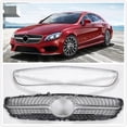 thumbnail image 2 of Front Grille W/ Grill Frame Upper Bumper Hood Mesh For Mercedes-Benz W218 CLS Class CLS260 CLS300 CLS320 CLS350 CLS400 2015-2018, 2 of 4