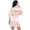 Pink, variant on Fashion Bathrobes for Women Silk Gold Glitter Kimono Robe Birthday Party Short Robes S-2XL