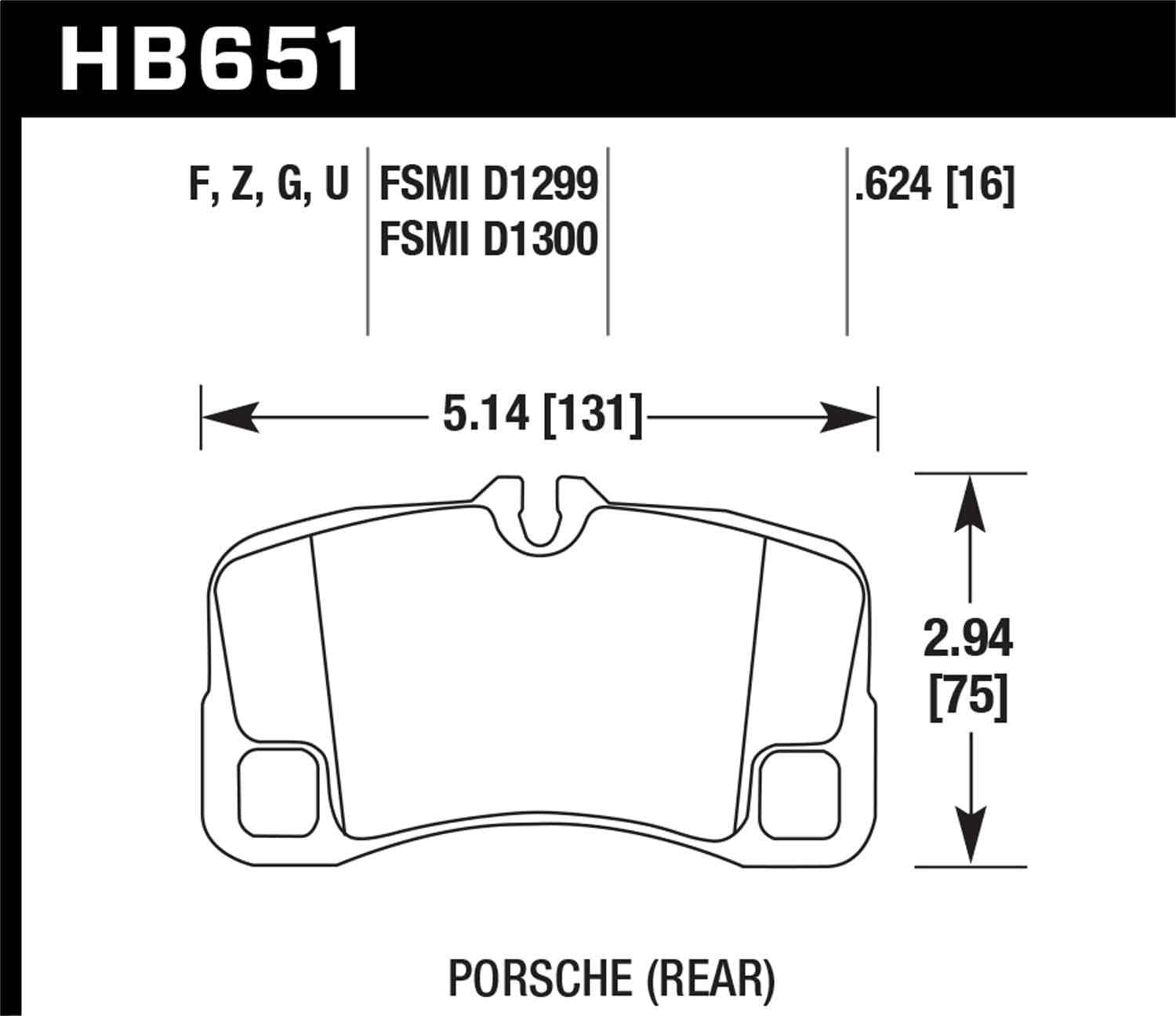 Hawk 07-08 Porsche 911 GT3/GT3 CUP / 08 911 GT2 / 07-08 911 Turbo Rear Ceramic Street Brake Pads Fits select: 2007 PORSCHE 911 NEW GENERATION TURBO, 2009 PORSCHE 911 TURBO GT2/TURBO