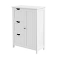 thumbnail image 3 of VASAGLE Armario de Baño, Cómoda, Cajonera con un Estante Ajustable, Gabinete con Puerta, 30 x 60 x 80 cm, Blanco, 3 of 8