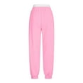 thumbnail image 5 of Tnhcen Women's Drawstring Elastic Waist Joggers Double Layer Double Pocket Sweatpants Cotton-Like Lounge Pants S-3XL Multiple Colors Available, 5 of 6