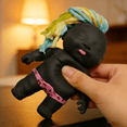 thumbnail image 6 of Hagloyecr Mini Stress Relief Toy, Cute Squeeze Fidget Doll, Small Sensory Desk Toy for Adults and Kids, Novelty Pressure Relief Toy for Home Office Party Favor 1PC(Black), 6 of 7