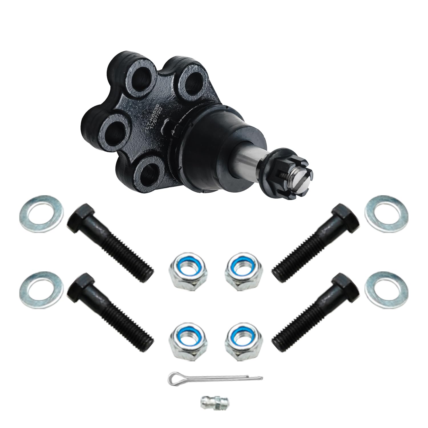 Detroit Axle - Front Lower Ball Joints for RWD 1999-2006 Chevrolet GMC Sierra Silverado 1500 1999 2000 2001 2002 2003 2004 2005 2006, 2 Lower Suspension Ball Joints Pair Set 2005 2007 Replacement