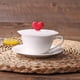 thumbnail image 3 of Tapa Silicona Respetuosa Con El Ambiente Al Y Sellada Con Forma Ciruelo Tapa Al Calor Respetuosa Con El Ambiente Con Forma Ciruelo (flor Ciruelo Transparente Pegamento Rojo Corazón Amor), 3 of 7