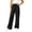 Black, variant on UDAUDU Girls Cargo Sweatpants Preppy Kids Pants Wide Leg Baggy Sweat Pants Teen Joggers School Athletic Casual Trousers with Pockets