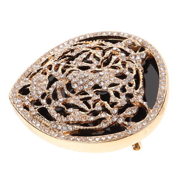 VERDANVERSE Pin De De Con Rhinestone Para Cardigan Y Bufanda