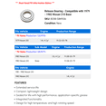 thumbnail image 2 of Release Bearing - Compatible with 1979 - 1982 Nissan 210 Base 1980 1981, 2 of 2