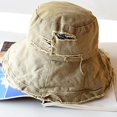 thumbnail image 6 of CoCopeaunts Cotton Men Bucket Hat Unisex Fashion Damaged Frayed Brim Hip Hop Men Fisherman Hat Foldable Women Bucket Cap, 6 of 8