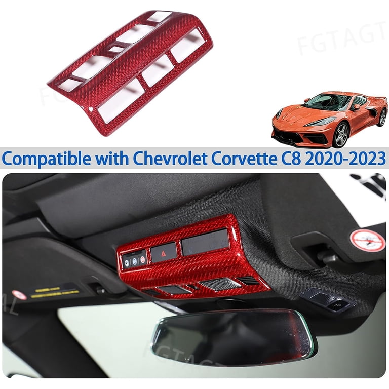 Real Soft Carbon Fiber For Chevrolet Corvette C8 2020-2023 Car Steering