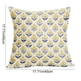 thumbnail image 3 of Floral Print Throw Pillow Cover, Decorative Square Cushion Case For Sofa Couch Bedroom Living Room Home Decor, Single Sided Floral Accent Pillowcase, 3 of 6