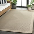 thumbnail image 3 of SAFAVIEH Sisal Performance Arthur Solid Indoor/Outdoor Area Rug, Beige/Natural, 6'7" x 6'7" Square, 3 of 16