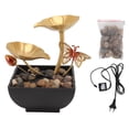 thumbnail image 1 of Kit de bricolaje de fuente de agua de escritorio para decoración del hogar y la oficina - Adorno de cascada de mesa pequeño - Enchufe europeo 220-240 V, 1 of 10