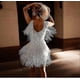 thumbnail image 3 of Women's Fringe Dress Sexy Feather Tassels Mini Dress, 3 of 5