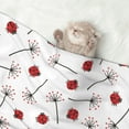 thumbnail image 2 of Rocae Ladybug With Dandelion for Pet Blanket Dog Blanket Cat Blanket Soft Sleep for Small Medium Pet-Large, 2 of 8