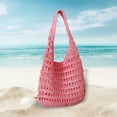 thumbnail image 5 of LHNFT Straw Shoulder Bag for Women Handmade Woven Hobo Bags Tote Bag Trendy Summer Beach Handbag, Beach Vacation Essentials, 5 of 8