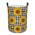 thumbnail image 6 of Lsque Sunflowers pattern Laundry Hamper Basket, Tall Woven Rope Hamper Basket for Clothes, Lightweight Storage Basket, Collapsible Waterproof-Medium, 6 of 8