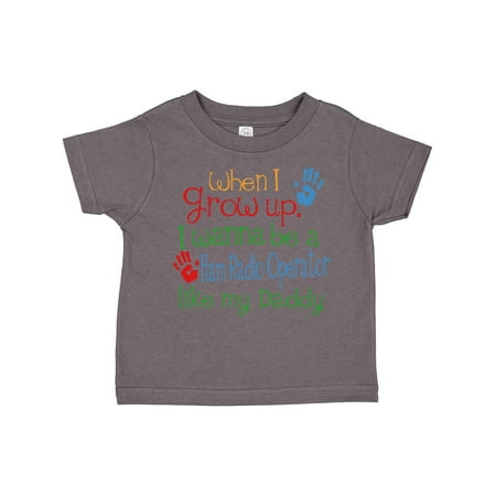 

Inktastic Ham Radio Operator Like Daddy Gift Toddler Boy or Toddler Girl T-Shirt