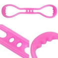 thumbnail image 4 of Ettsollp 8 Shaped Elastic Fitness Exercise Yoga Stretching Training Rope Resistance Band-Pink, 4 of 7
