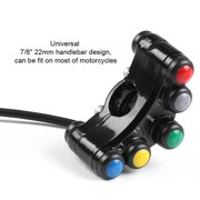 Multifunction Motorcycle Scooter Handlebar Headlight Indicator Switch Controller