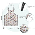 thumbnail image 7 of Ballet Dancer Princess Pattern Kids Aprons for Girls and Boys,Adjustable Neck Strap Toddler Aprons for Kids Cooking Baking, 7 of 7