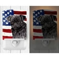thumbnail image 2 of Caroline's Treasures SC9011CNL Flag with Pug Ceramic Night Light, 6x4x3", multicolor, 2 of 2