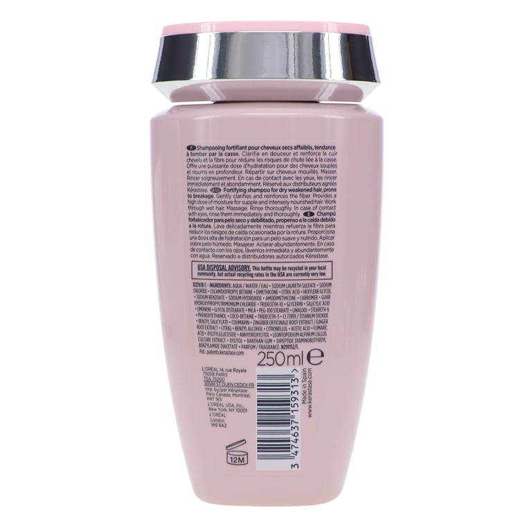 Kerastase Genesis Shampoo, Bain Nutri-Fortifiant, 8.5 oz