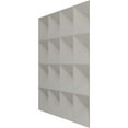 thumbnail image 4 of Ekena Millwork 19 5/8"W x 19 5/8"H Cornelia EnduraWall Decorative 3D Wall Panel, Bright Coat Gold (12-Pack for 32.04 Sq. Ft.), 4 of 6