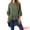 Army Green, variant on DARING DIVA Women's High Low 3/4 Bell Sleeve Ruffle Hem Blouse S Blacks