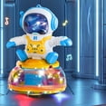thumbnail image 2 of Interactive Astronaut Toy with Universal Wheels Built-In Music and Colorful Lights Educational Play for Kids Birthday, 2 of 5
