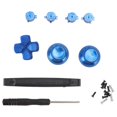 thumbnail image 1 of Buttons Replacement Kit Aluminum Alloy Dpad Buttons for PS5 Controller Accessories Blue, 1 of 5