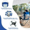 thumbnail image 5 of KingCamp Folding Camping Chairs Portable Beach Chairs for Adults Blue, 5 of 6