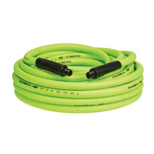 Flexzilla HFZ1250YW4 1/2" Air Hose with 1/2" MNPT Ends, 50 ft.