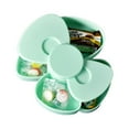thumbnail image 3 of Honganda Earring Storage Box Bow-Shaped Holder Rotary Necklace Container, 3 of 5