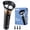 Black, variant on Yumika Ear Wax Removal Kit Manual Ear Cleaner with 4 Replacement Tips, Ear Cleaning Tool for Home Use