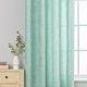 thumbnail image 2 of Nvzi Cortinas ligeras texturizadas, cortinas verde claro para dormitorio y sala de estar, cortinas que brindan privacidad y dejan pasar la luz, 2 piezas de 132 x 160 cm., 2 of 4