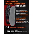 thumbnail image 4 of Plantillas ortopédicas Work Comfort CRUVHEAL antifatiga negras XL, 4 of 6