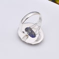 thumbnail image 4 of Natural Lapis Lazuli - Afghanistan 925 Sterling Silver Ring V5848, Adjustable Ring, Lapis Lazuli Ring, Blue Ring, Gift For Her Ring, Wedding Gift, Bir, 4 of 4