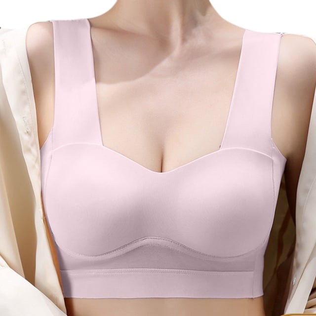WILLBEST Paquete De Brasier Para Mujer Sujetador De Seda Helada Con Tirantes Finos Y Copas Fijas Para Mujer, Nuevo, Sexy, Con Espalda Descubierta Y Fruncido.