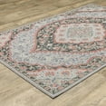 thumbnail image 6 of HomeRoots 10' x 13' Blue Oriental Stain Resistant Indoor Outdoor Area Rug, 6 of 10